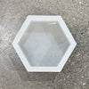 6.9x6x3.1" Hexagon Silicone Mold For Epoxy Resin - Deep Casting Mold