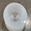 5.0x3.2x1.75" 3D Day Of The Dead Skull Silicone Mold