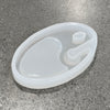 8.7x5.25x1" Wine Glass & Appetizer Tray Mold - Silicone Mold