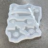 6 Bottle Opener Set #2 Silicone Mold - Extra Thick & Durable Mold - 3/4" Deep