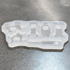 6 Bottle Opener Set #2 Silicone Mold - Extra Thick & Durable Mold - 3/4" Deep