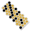 1.5x1.3x0.25" Hexagon Honeycomb Mosaic Tile Silicone Mold - 48 Hexagons x 1/4" Deep