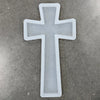 15x8x1" Flared Cross Silicone Mold For Epoxy Resin - Angled Cross Mold