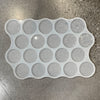 4x0.5" Round MEGA 20 Coaster Silicone Mold For Epoxy Resin