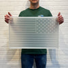 Large American Flag Mold - 24x15x1" - USA Flag Silicone Mold