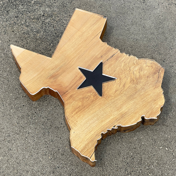 16x15" State Of Texas + Star Inlay Acrylic Router Template