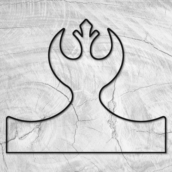 SW Rebel Alliance Handle Acrylic Router Template [Limited Edition]
