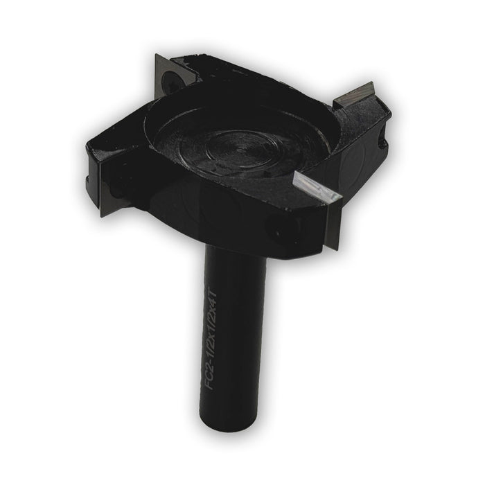 2.5" Slab Levelling / Spoilboard Router Bit With 4 Carbide Blades 1/2" Shank