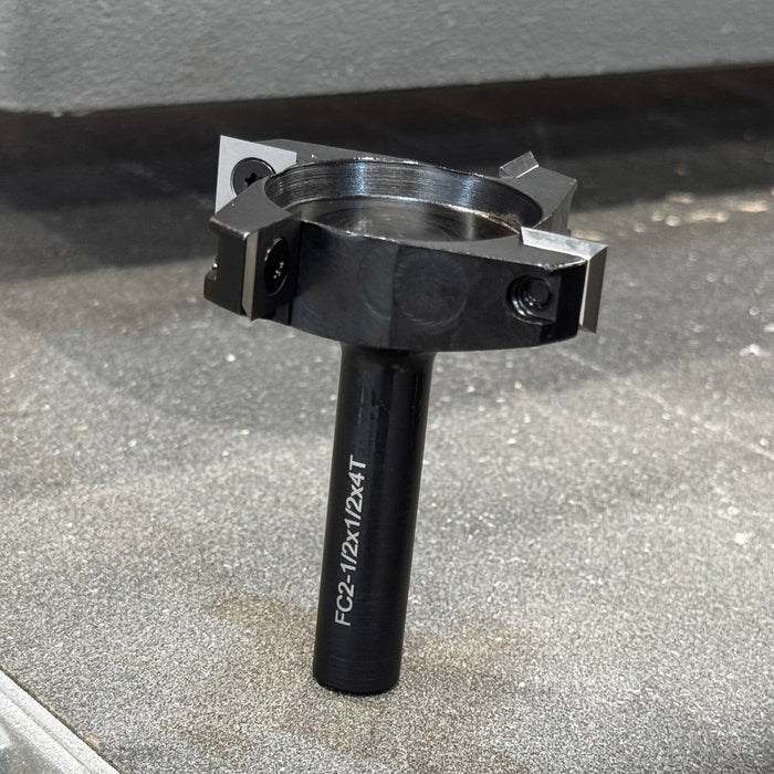 2.5" Slab Levelling / Spoilboard Router Bit With 4 Carbide Blades 1/2" Shank