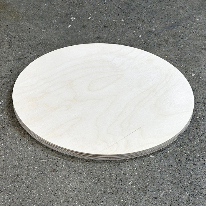 12" Round Circle Wood Shape Blank - 1/2" Thick