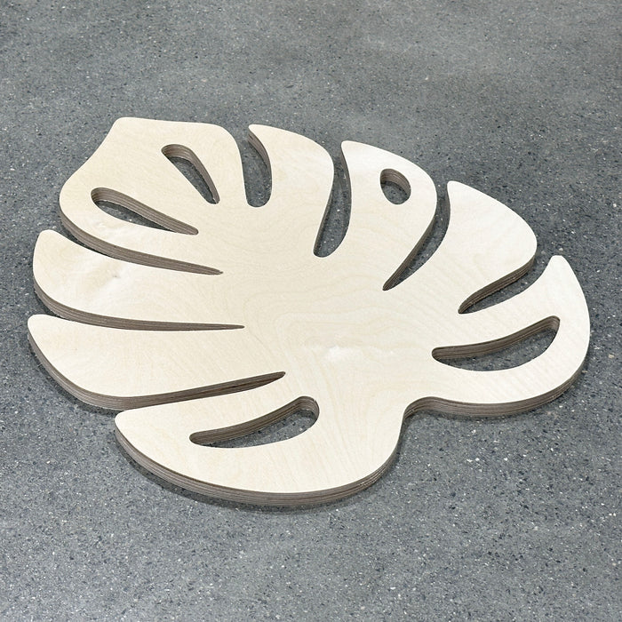 15.0x16.5" Monstera Leaf Wood Shape Blank - 1/2" Thick