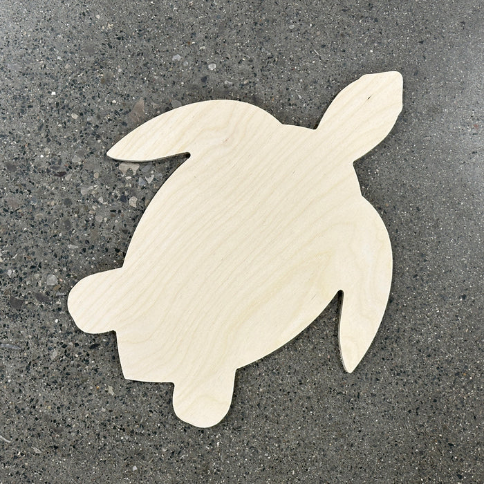 15x12" Sea Turtle Wood Shape Blank - 1/2" Thick