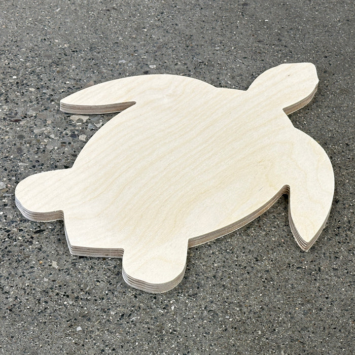 15x12" Sea Turtle Wood Shape Blank - 1/2" Thick