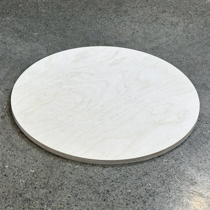 16" Round Circle Wood Shape Blank - 1/2" Thick