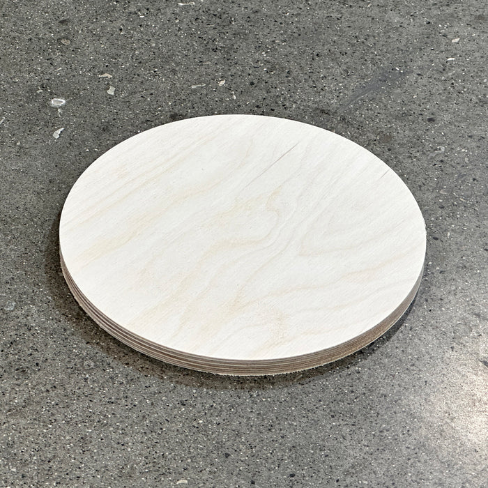 8" Round Circle Wood Shape Blank - 1/2" Thick