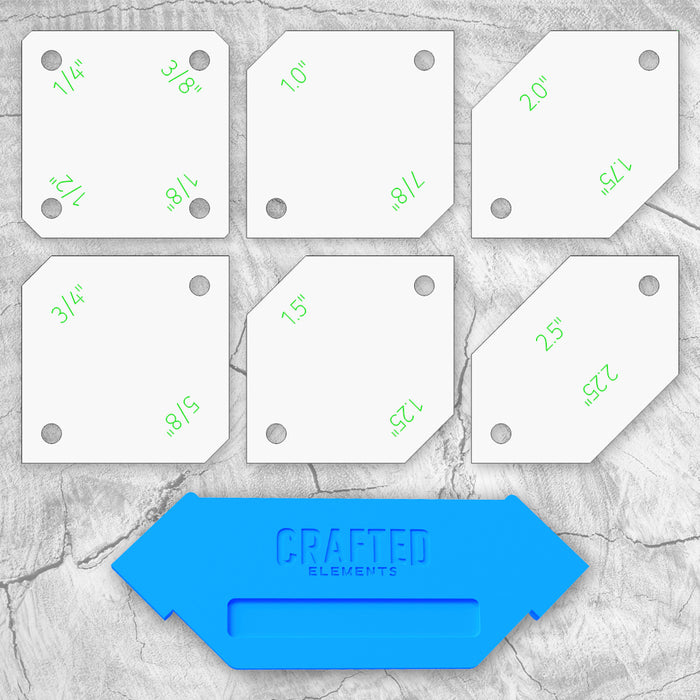 Ultimate Corner Chamfer Template Set With 'Finger Safe' Jig