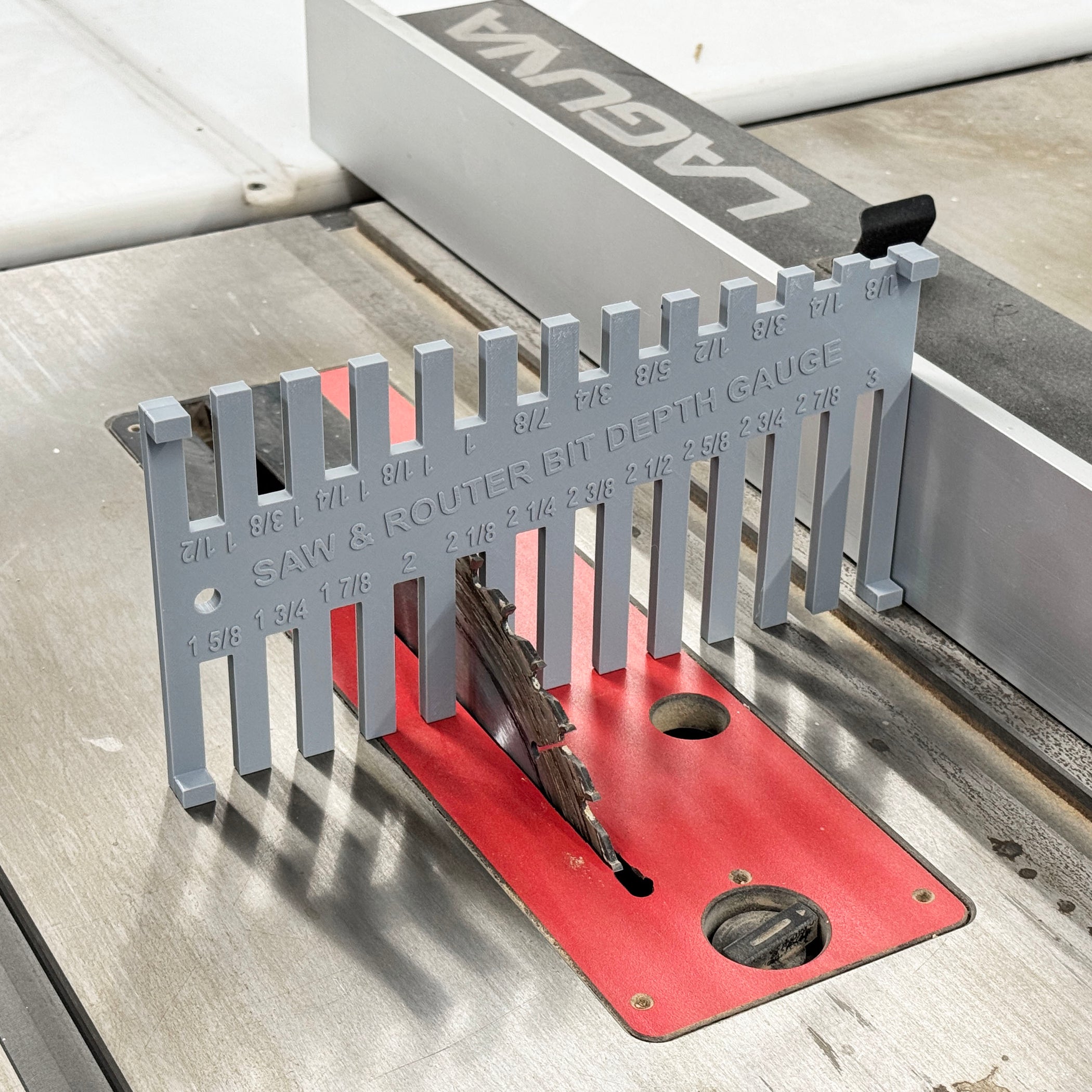 2-in-1 Saw & Router Bit Height Gauge — Crafted Elements
