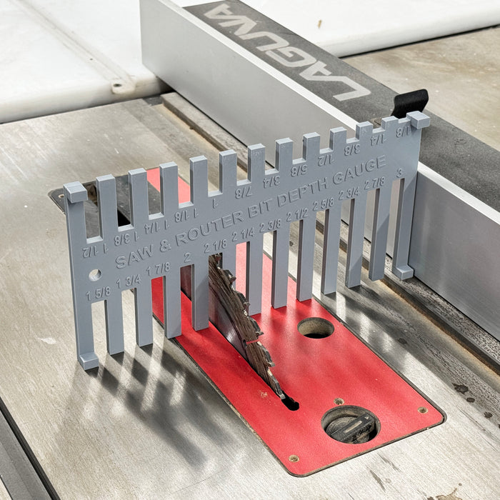 2-in-1 Saw & Router Bit Height Gauge