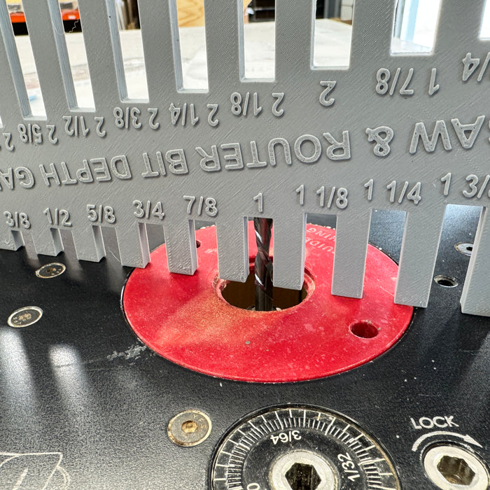 2-in-1 Saw & Router Bit Height Gauge