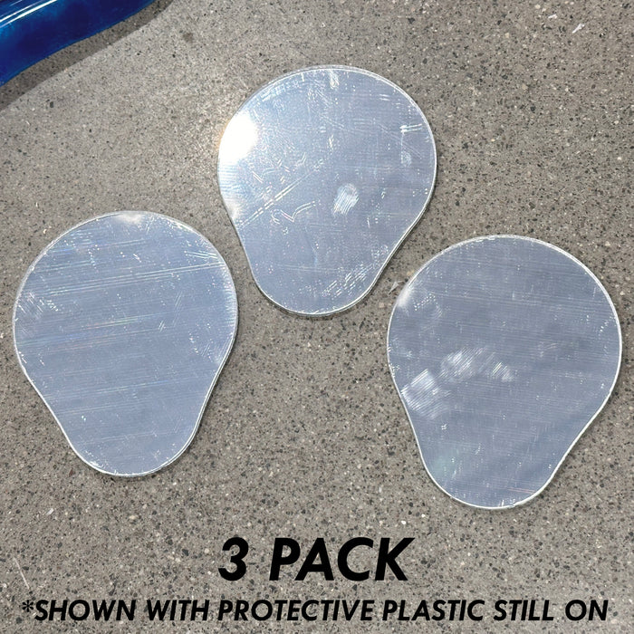 1/8" Acrylic Mirrors For Small Hand Mirror Mold - 3 Pack