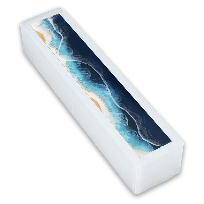 12x2x2" Block Silicone Mold For Epoxy Resin - 12" Square Wood Turning Mold