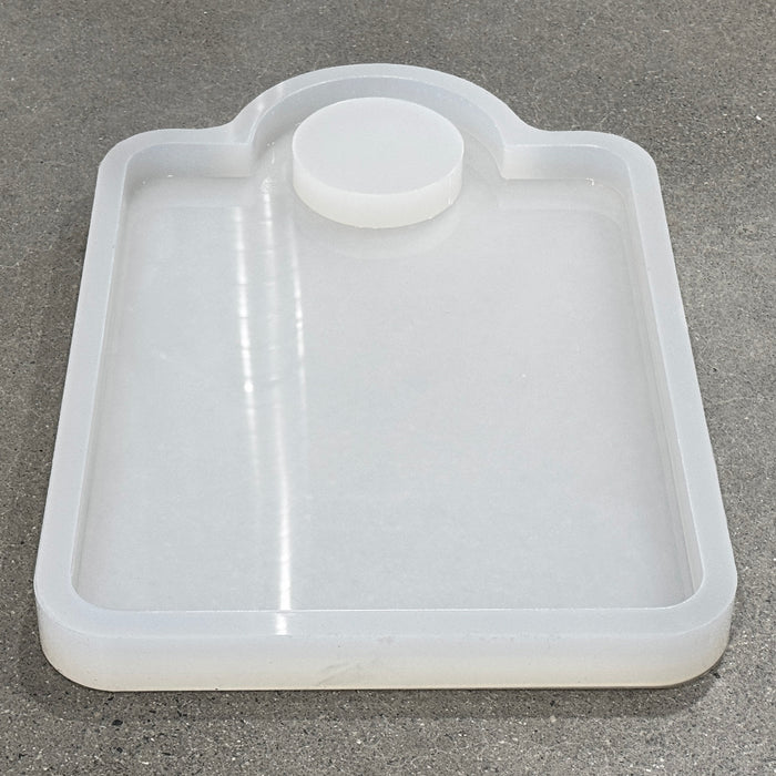 18x11.75x1" Round Handle Grip Charcuterie Board Silicone Mold