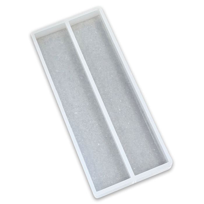 18x3.5x1.25" Dual Cavity Silicone Mold - Epoxy Resin Or Soap