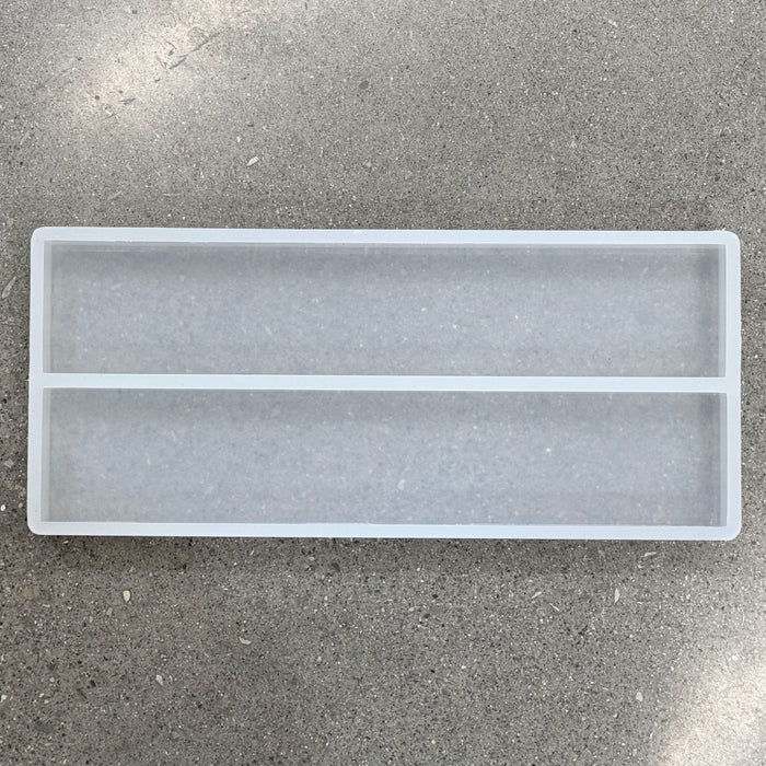 18x3.5x1.25" Dual Cavity Silicone Mold - Epoxy Resin Or Soap