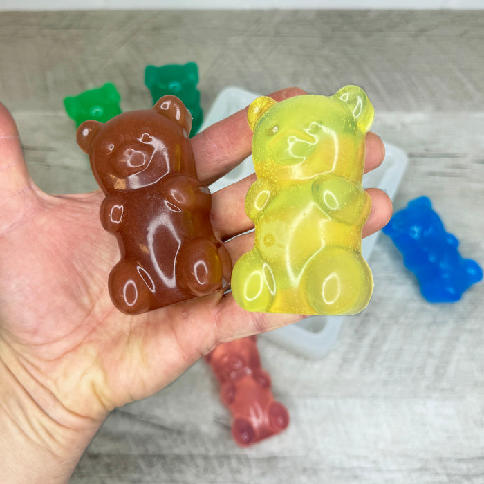 6 Cavity Gummy Bear Mold - Epoxy Resin Or Soap