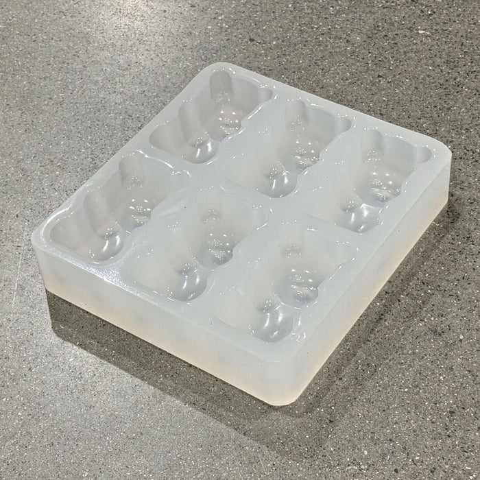 6 Cavity Gummy Bear Mold - Epoxy Resin Or Soap