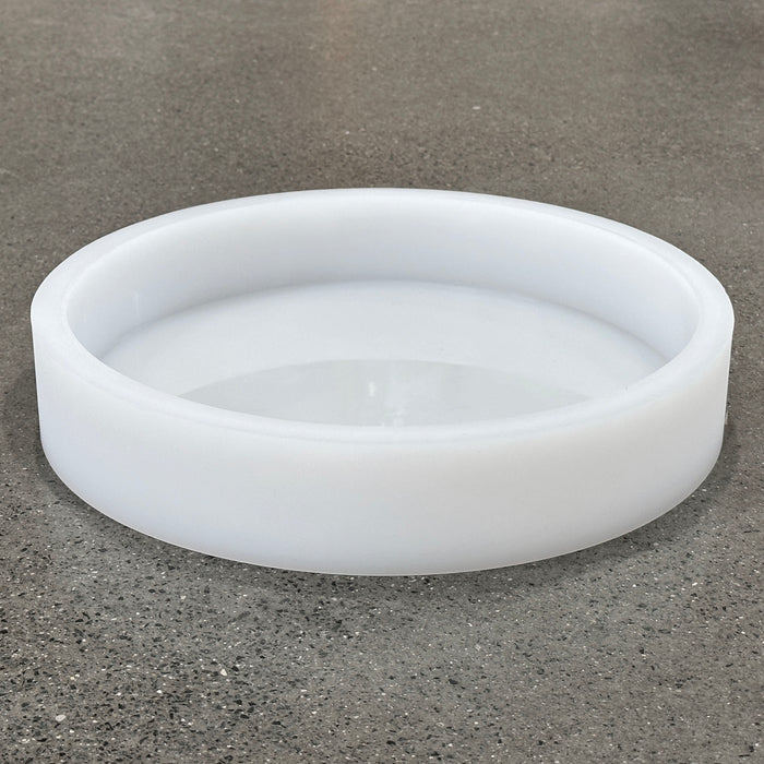 12" Round x 2" Deep Silicone Mold For Epoxy Resin