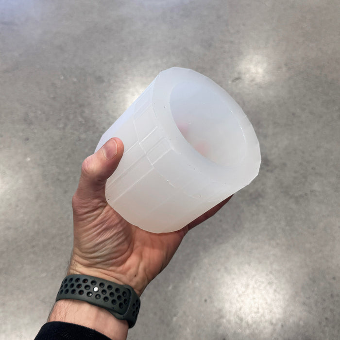 3x3" Cylinder Silicone Mold For Epoxy Resin - Deep Casting Mold