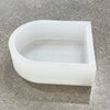 10x8x3.1" Large Arch Shaped Silicone Mold For Epoxy Resin - Deep Casting Mold