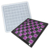 14.5x14.5x0.5" Medium Chess Board Silicone Mold With 1.5" Squares