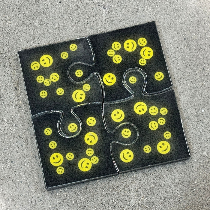 6.4x4.8x0.75" Puzzle 4 Coaster Mold
