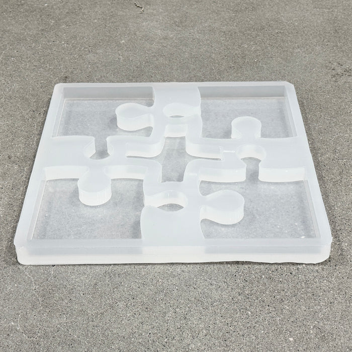 6.4x4.8x0.75" Puzzle 4 Coaster Mold