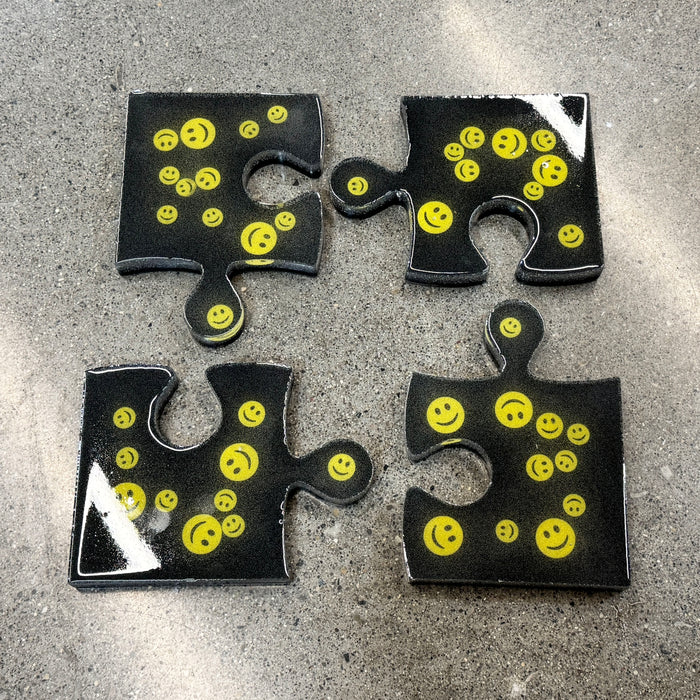 6.4x4.8x0.75" Puzzle 4 Coaster Mold