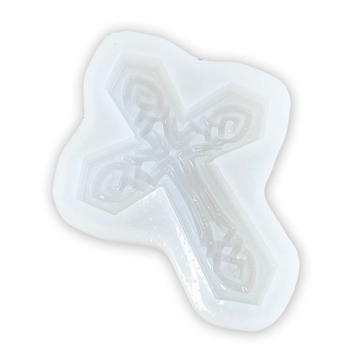 8x6x1" Celtic Cross Silicone Mold