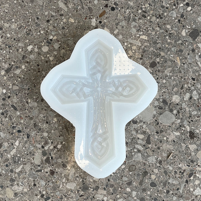 8x6x1" Celtic Cross Silicone Mold