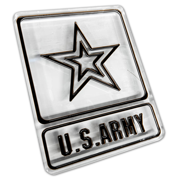 10x7.8x1" Army Plaque 1 Silicone Mold