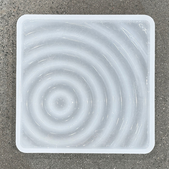 12x12x1.25" 3D Water Drop Tray / Art Silicone Mold