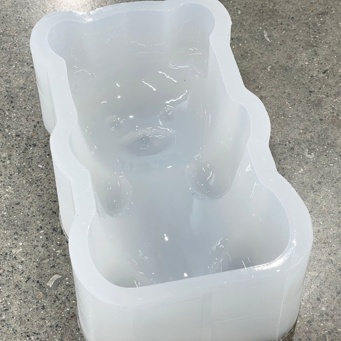 7.5x4.0x2.5" Big Gummy Bear Silicone Mold