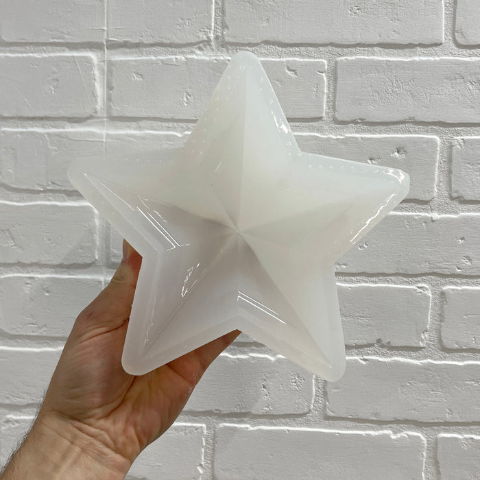 7.5x7.2x1.75" Deep Pointed Star Silicone Mold