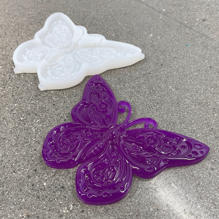 8.0x6.0x0.5" Butterfly Relief 1 Silicone Mold