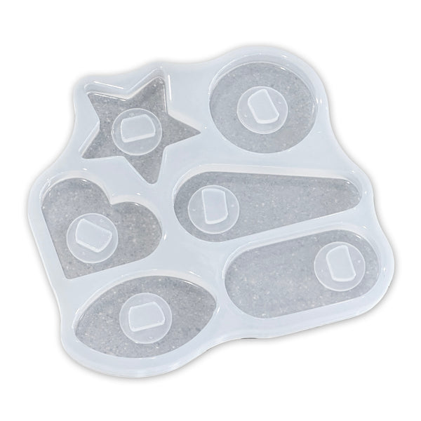 6 Bottle Opener Set #1 Silicone Mold - Extra Thick & Durable Mold - 5/8" Deep