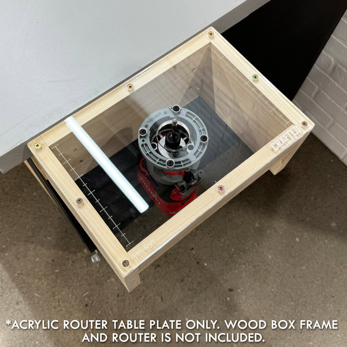 Craftsman V20 (CMCW400B) Palm/Trim Router Table Plate — Crafted Elements