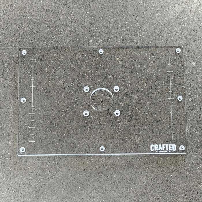 Hercules (HE042/HCB043) Palm/Trim Router Table Plate — Crafted Elements