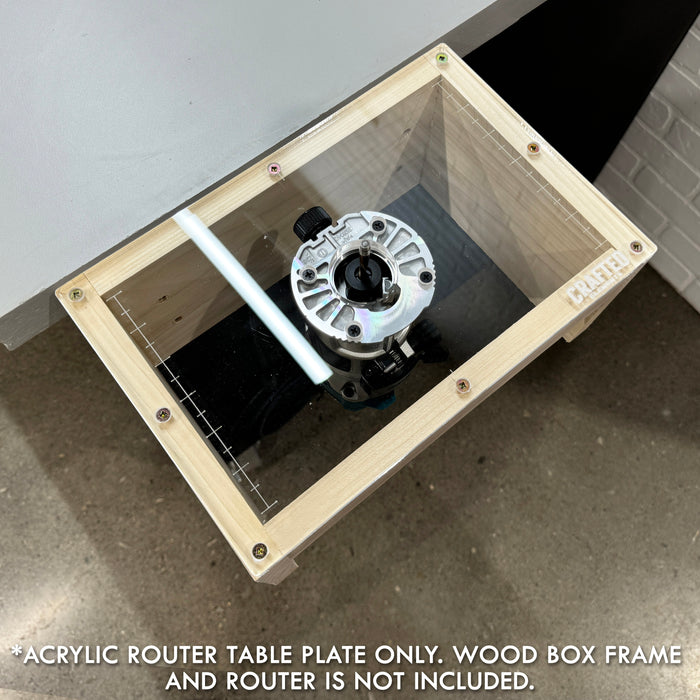 WEN (RT1460) Palm/Trim Router Table Plate — Crafted Elements