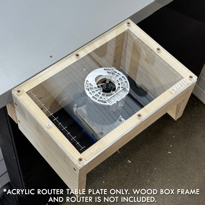 Kobalt 24V Max (KR-124B-03) Palm/Trim Router Table Plate — Crafted Elements