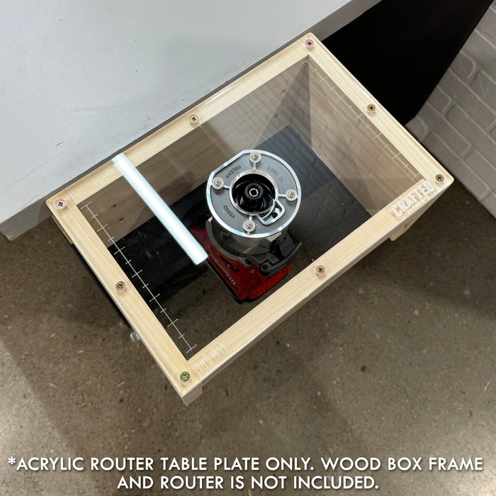 Milwaukee M18 (2723-20) Palm/Trim Router Table Plate — Crafted Elements
